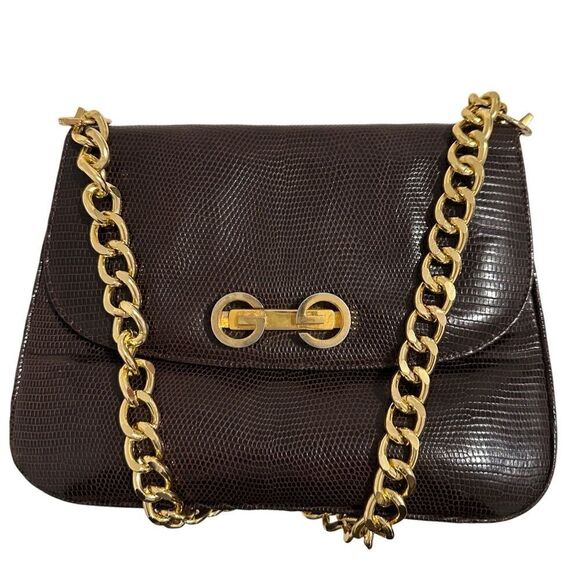 Gucci crocodile leather shoulder bag - Picture 4 of 16